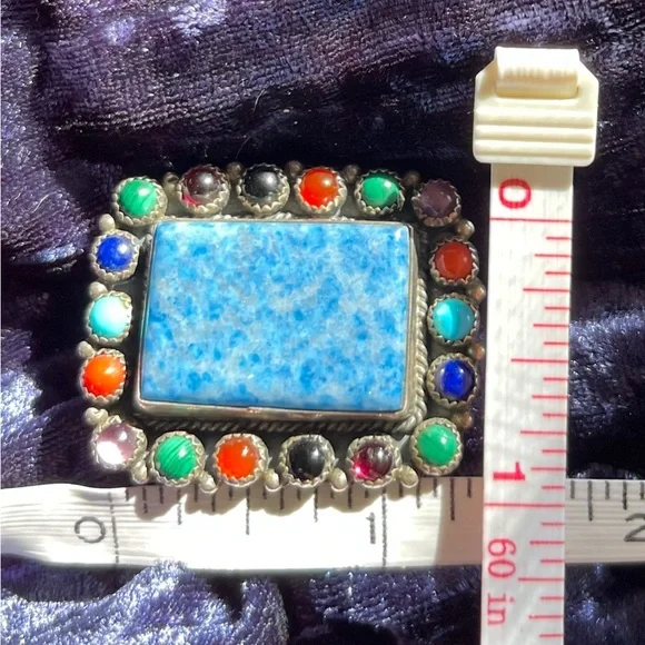 🎉HPBOLD! 925 Malachite Turquoise Onyx Coral Amethyst Lapis Garnet Sodali… - Picture 16 of 16